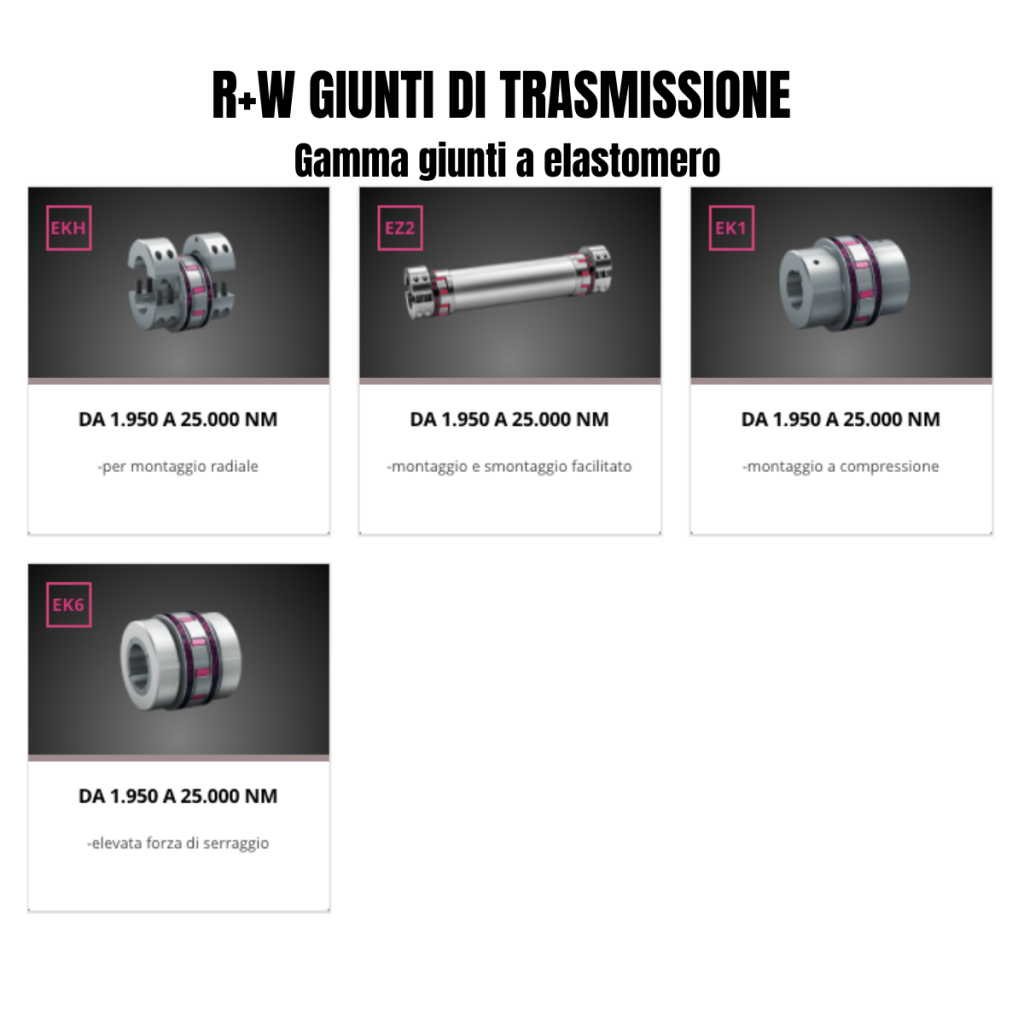 R+W GIUNTI DI TRASMISSIONE