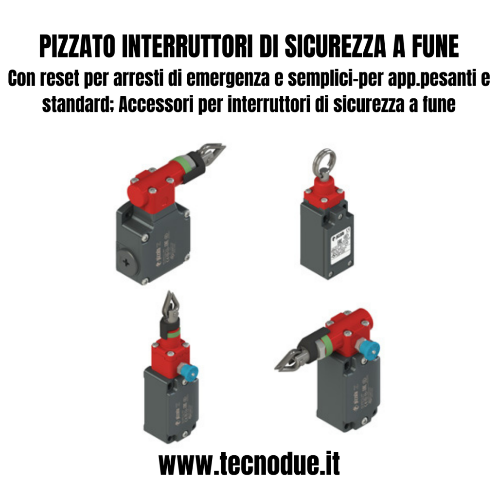 PIZZATO Interruttori di sicurezza a fune