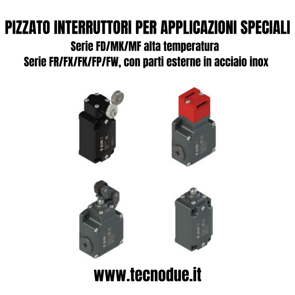 Pizzato interruttori per applicazioni speciali